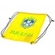 Żółty sportowy plecak worek Brazylia dla fanów piłki nożnej