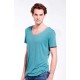 Modna męska koszulka T-shirt (niebieska) 100% bawełna